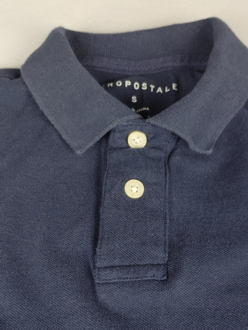Aeropostale Men's Dark Blue Polo Shirt